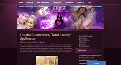 Desktop Screenshot of ericaravenmoon.com